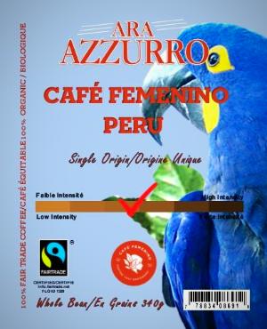 Café Femenino Coffee,  Fairtrade Certified,  Organic Certified (FTO Coffee) Medium Roast 1LB.