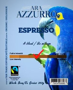 Espresso, Fairtrade Certified, Organic Certified (FTO Coffee) 340G